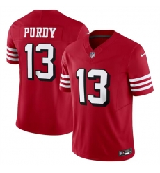 Men San Francisco 49ers 13 Brock Purdy 2023 F U S E New Red Vapor Untouchable Limited Stitched Football Jersey Men San Francisco 49ers 13 Brock Purdy 2023 F U S E New Red Vapor Untouchable Limited Stitched Football Jersey
