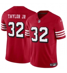 Men San Francisco 49ers 32 Patrick Taylor Jr New Red 2024 F U S E Vapor Untouchable Limited Stitched Football Jersey Men San Francisco 49ers 32 Patrick Taylor Jr New Red 2024 F U S E Vapor Untouchable Limited Stitched Football Jersey