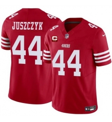 Men San Francisco 49ers 44 Kyle Juszczyk Red 2025 F U S E  With 2 Star C Patch Vapor Untouchable Limited Stitched Football Jersey