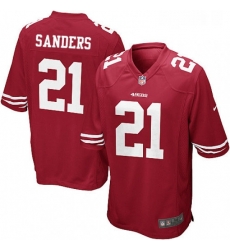 Mens Nike San Francisco 49ers 21 Deion Sanders Game Red Team Color NFL Jersey Mens Nike San Francisco 49ers 21 Deion Sanders Game Red Team Color NFL Jersey