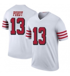 Men's San Francisco 49ers #13 Brock Purdy White Stitched Jersey Men's San Francisco 49ers #13 Brock Purdy White Stitched Jersey