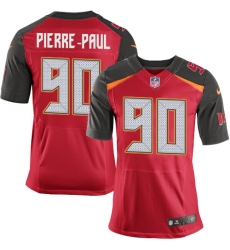 Nike Buccaneers #90 Jason Pierre Paul Red Team Color Mens Stitched NFL New Elite Jersey Nike Buccaneers #90 Jason Pierre Paul Red Team Color Mens Stitched NFL New Elite Jersey
