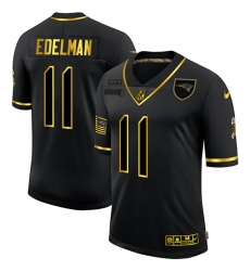 Nike New England Patriots 11 Julian Edelman Black Gold 2020 Salute To Service Limited Jersey Nike New England Patriots 11 Julian Edelman Black Gold 2020 Salute To Service Limited Jersey