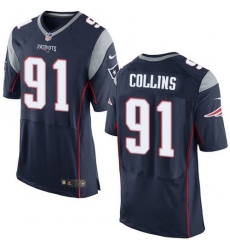 Nike New England Patriots #91 Jamie Collins Navy Blue Team Color Men 27s Stitched NFL New Elite Jersey Nike New England Patriots #91 Jamie Collins Navy Blue Team Color Men 27s Stitched NFL New Elite Jersey