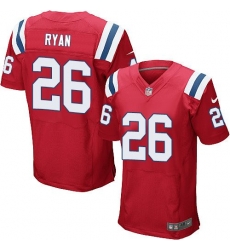 Nike Patriots #26 Logan Ryan Red Alternate Mens Stitched NFL Elite Jersey Nike Patriots #26 Logan Ryan Red Alternate Mens Stitched NFL Elite Jersey