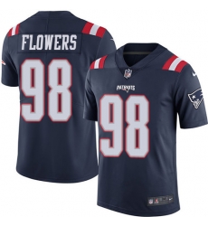 Nike Patriots #98 Trey Flowers Navy Blue Mens Stitched NFL Limited Rush Jersey Nike Patriots #98 Trey Flowers Navy Blue Mens Stitched NFL Limited Rush Jersey