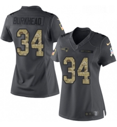 Womens Nike New England Patriots 34 Rex Burkhead Limited Black 2016 Salute to Service NFL Jersey Womens Nike New England Patriots 34 Rex Burkhead Limited Black 2016 Salute to Service NFL Jersey