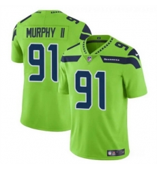 Men Seattle Seahawks 91 Byron Murphy II Green 2024 Draft Vapor Limited Stitched Football Jersey Men Seattle Seahawks 91 Byron Murphy II Green 2024 Draft Vapor Limited Stitched Football Jersey