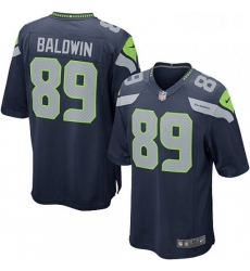 Mens Nike Seattle Seahawks 89 Doug Baldwin Game Steel Blue Team Color NFL Jersey Mens Nike Seattle Seahawks 89 Doug Baldwin Game Steel Blue Team Color NFL Jersey