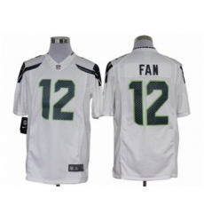 Nike Seattle Seahawks 12 Fan White Limited NFL Jersey Nike Seattle Seahawks 12 Fan White Limited NFL Jersey