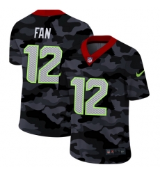 Seattle Seahawks 12 Fan Men Nike 2020 Black CAMO Vapor Untouchable Limited Stitched NFL Jersey Seattle Seahawks 12 Fan Men Nike 2020 Black CAMO Vapor Untouchable Limited Stitched NFL Jersey