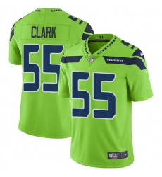 Youth Nike Seahawks #55 Frank Clark Green Stitched NFL Limited Rush Jersey Youth Nike Seahawks #55 Frank Clark Green Stitched NFL Limited Rush Jersey