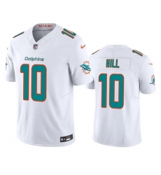 Men Miami Dolphins 10 Tyreek Hill White 2023 F U S E Vapor Limited Stitched Football Jersey Men Miami Dolphins 10 Tyreek Hill White 2023 F U S E Vapor Limited Stitched Football Jersey