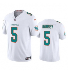 Men Miami Dolphins 5 Jalen Ramsey White 2023 F U S E Vapor Limited Stitched Football Jersey Men Miami Dolphins 5 Jalen Ramsey White 2023 F U S E Vapor Limited Stitched Football Jersey