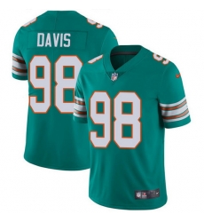 Nike Dolphins 98 Raekwon Davis Aqua Green Alternate Men Stitched NFL Vapor Untouchable Limited Jersey Nike Dolphins 98 Raekwon Davis Aqua Green Alternate Men Stitched NFL Vapor Untouchable Limited Jersey