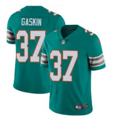 Nike Miami Dolphins 37 Myles Gaskin Aqua Green Alternate Men Stitched NFL Vapor Untouchable Limited Jersey Nike Miami Dolphins 37 Myles Gaskin Aqua Green Alternate Men Stitched NFL Vapor Untouchable Limited Jersey