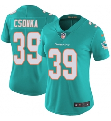 Nike Dolphins #39 Larry Csonka Aqua Green Team Color Womens Stitched NFL Vapor Untouchable Limited Jersey Nike Dolphins #39 Larry Csonka Aqua Green Team Color Womens Stitched NFL Vapor Untouchable Limited Jersey