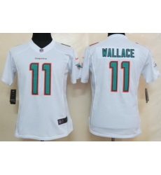 Women Nike Miami Dolphins 11 Mike Wallace White Limited NFL Jerseys 2013 New Style Women Nike Miami Dolphins 11 Mike Wallace White Limited NFL Jerseys 2013 New Style