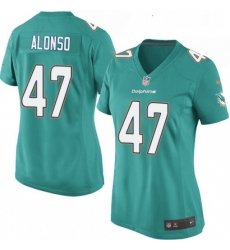 Womens Nike Miami Dolphins 47 Kiko Alonso Game Aqua Green Team Color NFL Jersey Womens Nike Miami Dolphins 47 Kiko Alonso Game Aqua Green Team Color NFL Jersey