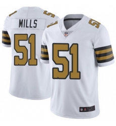 Men New Orleans Saints 51 Sam Mills Color Rush Limited Jersey Men New Orleans Saints 51 Sam Mills Color Rush Limited Jersey
