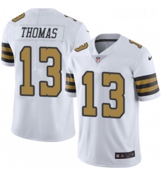 Mens Nike New Orleans Saints 13 Michael Thomas Limited White Rush Vapor Untouchable NFL Jersey Mens Nike New Orleans Saints 13 Michael Thomas Limited White Rush Vapor Untouchable NFL Jersey