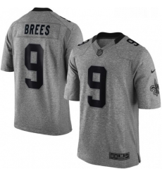 Mens Nike New Orleans Saints 9 Drew Brees Limited Gray Gridiron NFL Jersey Mens Nike New Orleans Saints 9 Drew Brees Limited Gray Gridiron NFL Jersey
