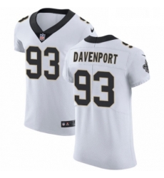 Mens Nike New Orleans Saints 93 Marcus Davenport White Vapor Untouchable Elite Player NFL Jersey Mens Nike New Orleans Saints 93 Marcus Davenport White Vapor Untouchable Elite Player NFL Jersey