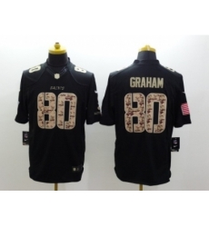 Nike New Orleans Saints 80 Jimmy Graham Black Limited Salute to Service NFL Jersey Nike New Orleans Saints 80 Jimmy Graham Black Limited Salute to Service NFL Jersey