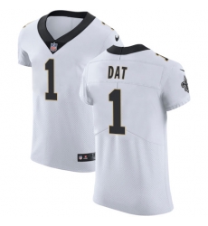 Nike Saints #1 Who Dat White Mens Stitched NFL Vapor Untouchable Elite Jersey Nike Saints #1 Who Dat White Mens Stitched NFL Vapor Untouchable Elite Jersey