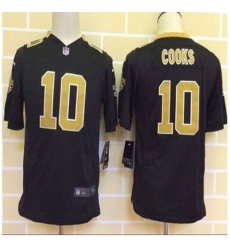 Youth New New Orleans Saints #10 Brandin Cooks Black Team Color Stitched NFL Elite jersey Youth New New Orleans Saints #10 Brandin Cooks Black Team Color Stitched NFL Elite jersey