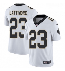 Youth Nike New Orleans Saints 23 Marshon Lattimore White Vapor Untouchable Limited Player NFL Jersey Youth Nike New Orleans Saints 23 Marshon Lattimore White Vapor Untouchable Limited Player NFL Jersey