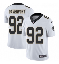 Youth Nike New Orleans Saints 92 Marcus Davenport White Stitched NFL Vapor Untouchable Limited Jersey Youth Nike New Orleans Saints 92 Marcus Davenport White Stitched NFL Vapor Untouchable Limited Jersey