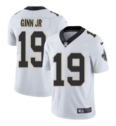 Youth Nike Saints #19 Ted Ginn Jr White Stitched NFL Vapor Untouchable Limited Jersey Youth Nike Saints #19 Ted Ginn Jr White Stitched NFL Vapor Untouchable Limited Jersey