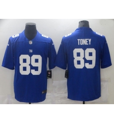 Men New York Giants 89 Toney Blue Nike Vapor Untouchable Limited 2021 NFL Jersey Men New York Giants 89 Toney Blue Nike Vapor Untouchable Limited 2021 NFL Jersey