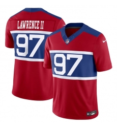 Men New York Giants 97 Dexter Lawrence II Century Red Alternate Vapor F U S E Limited Stitched Football Jersey Men New York Giants 97 Dexter Lawrence II Century Red Alternate Vapor F U S E Limited Stitched Football Jersey