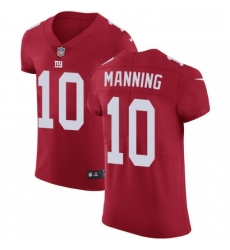 Mens Nike New York Giants 10 Eli Manning Red Alternate Vapor Untouchable Elite Player NFL Jersey Mens Nike New York Giants 10 Eli Manning Red Alternate Vapor Untouchable Elite Player NFL Jersey