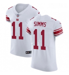 Mens Nike New York Giants 11 Phil Simms White Vapor Untouchable Elite Player NFL Jersey Mens Nike New York Giants 11 Phil Simms White Vapor Untouchable Elite Player NFL Jersey