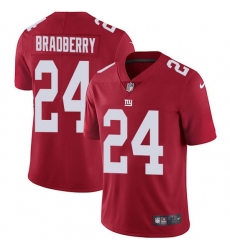 Nike Giants 24 James Bradberry Red Alternate Men Stitched NFL Vapor Untouchable Limited Jersey Nike Giants 24 James Bradberry Red Alternate Men Stitched NFL Vapor Untouchable Limited Jersey