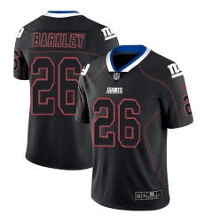 Nike Giants #26 Saquon Barkley Lights Out Black Mens Stitched NFL Limited Rush Jersey Nike Giants #26 Saquon Barkley Lights Out Black Mens Stitched NFL Limited Rush Jersey