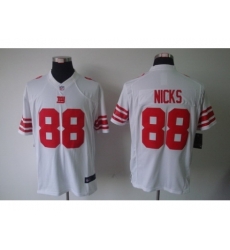 Nike New York Giants 88 Hakeem Nicks White Limited NFL Jersey Nike New York Giants 88 Hakeem Nicks White Limited NFL Jersey
