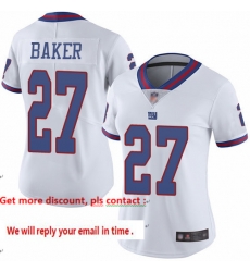 Giants 27 Deandre Baker White Women Stitched Football Limited Rush Jersey Giants 27 Deandre Baker White Women Stitched Football Limited Rush Jersey