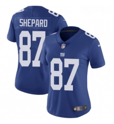 Womens Nike New York Giants 87 Sterling Shepard Royal Blue Team Color Vapor Untouchable Limited Player NFL Jersey Womens Nike New York Giants 87 Sterling Shepard Royal Blue Team Color Vapor Untouchable Limited Player NFL Jersey