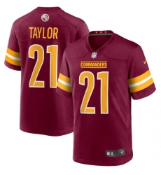 Men Washington Commanders 21 Sean Taylor 2022 Burgundy Game Stitched Jersey Men Washington Commanders 21 Sean Taylor 2022 Burgundy Game Stitched Jersey