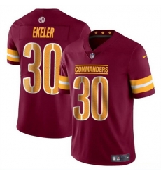Men Washington Commanders 30 Austin Ekeler Burgundy Vapor Limited Stitched Football Jersey Men Washington Commanders 30 Austin Ekeler Burgundy Vapor Limited Stitched Football Jersey