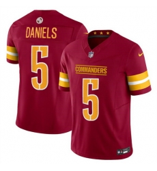 Men Washington Commanders 5 Jayden Daniels Burgundy 2024 Draft F U S E Vapor Limited Stitched Football Jersey Men Washington Commanders 5 Jayden Daniels Burgundy 2024 Draft F U S E Vapor Limited Stitched Football Jersey