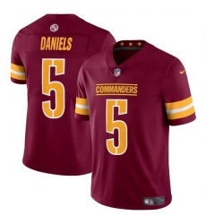 Men Washington Commanders 5 Jayden Daniels Burgundy 2024 Draft Vapor Limited Stitched Football Jersey Men Washington Commanders 5 Jayden Daniels Burgundy 2024 Draft Vapor Limited Stitched Football Jersey