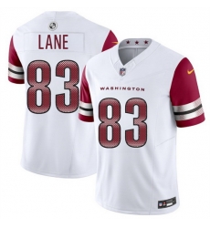 Men Washington Commanders 83 Jaylin Lane White 2025 Draft F U S E  Vapor Limited Stitched Football Jersey