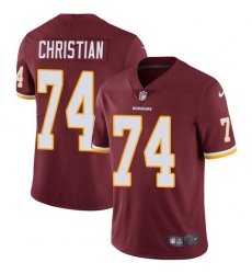 Nike Redskins #74 Geron Christian Burgundy Red Team Color Mens Stitched NFL Vapor Untouchable Limited Jersey Nike Redskins #74 Geron Christian Burgundy Red Team Color Mens Stitched NFL Vapor Untouchable Limited Jersey