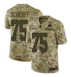 Nike Redskins #75 Brandon Scherff Camo Mens Stitched NFL Limited 2018 Salute To Service Jersey Nike Redskins #75 Brandon Scherff Camo Mens Stitched NFL Limited 2018 Salute To Service Jersey