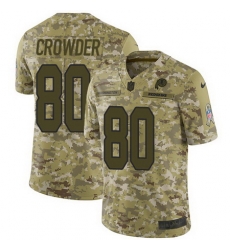 Nike Redskins #80 Jamison Crowder Camo Mens Stitched NFL Limited 2018 Salute To Service Jersey Nike Redskins #80 Jamison Crowder Camo Mens Stitched NFL Limited 2018 Salute To Service Jersey
